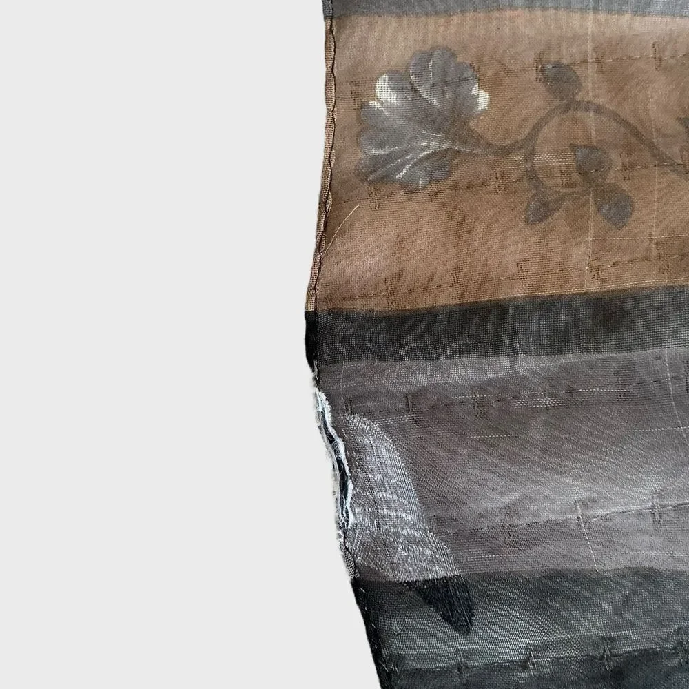 Vintage Liz Claiborne Floral Scarf | Elegant Sheer Wrap